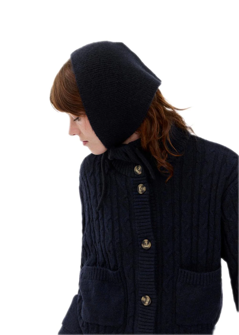 Josefinemd bonnet and gloves - Ombre Blue - Image 5