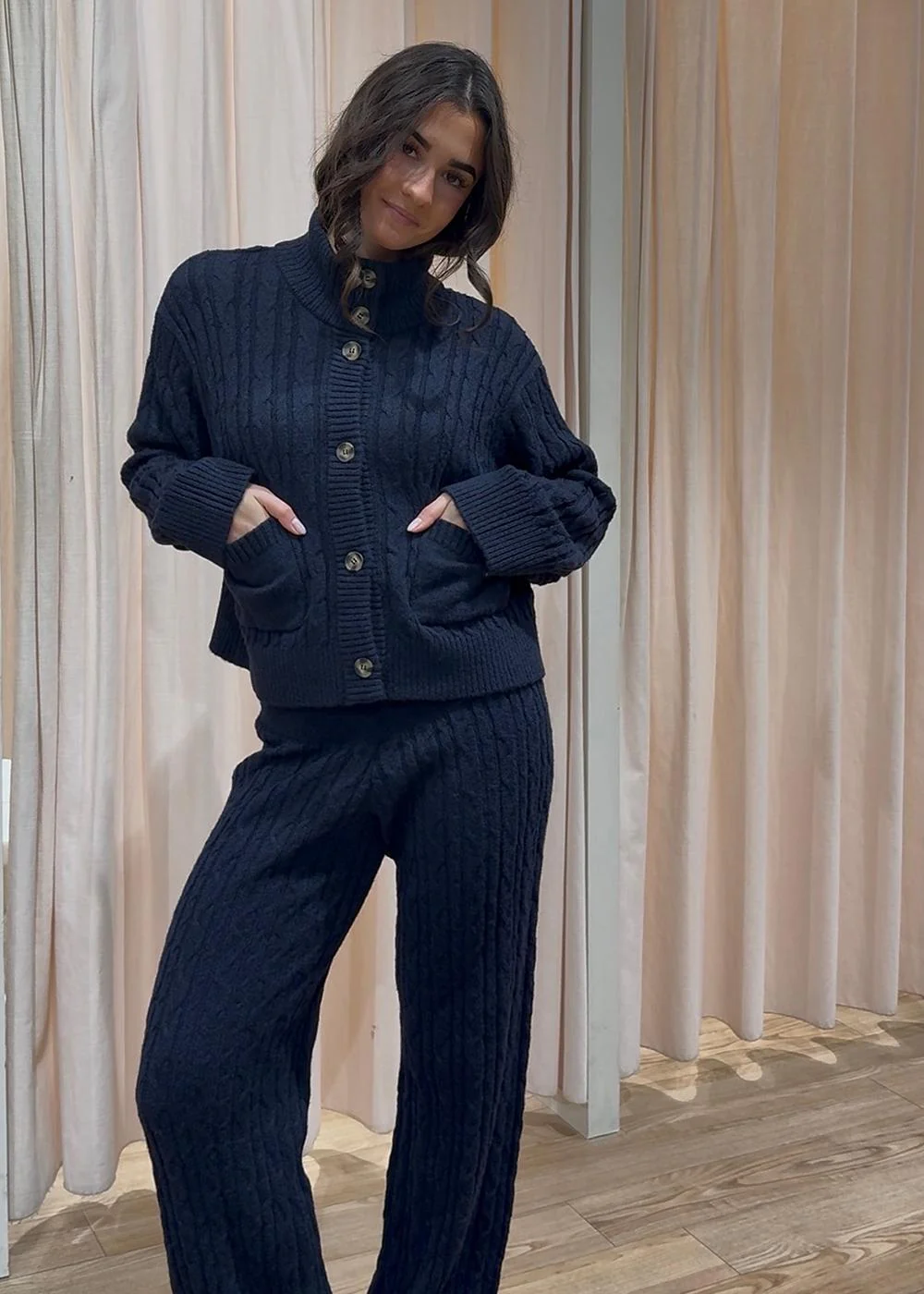 Josefinemd knit pants - Ombre Blue - Image 6