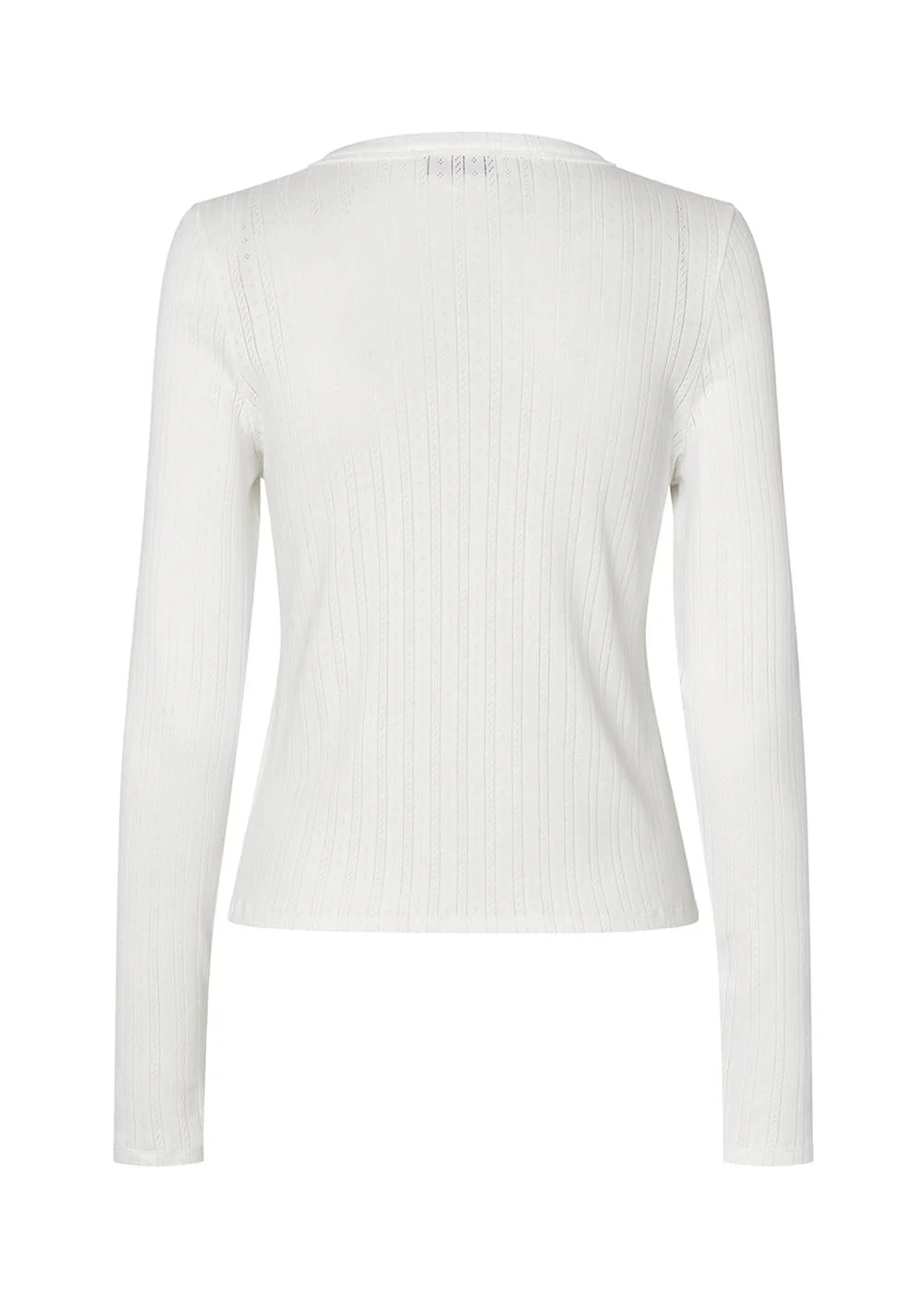 Josefinemd LS t-shirt - Soft White - Image 2