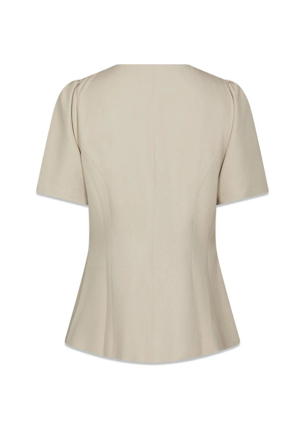 Jules Structure Blouse - Creme - Image 2