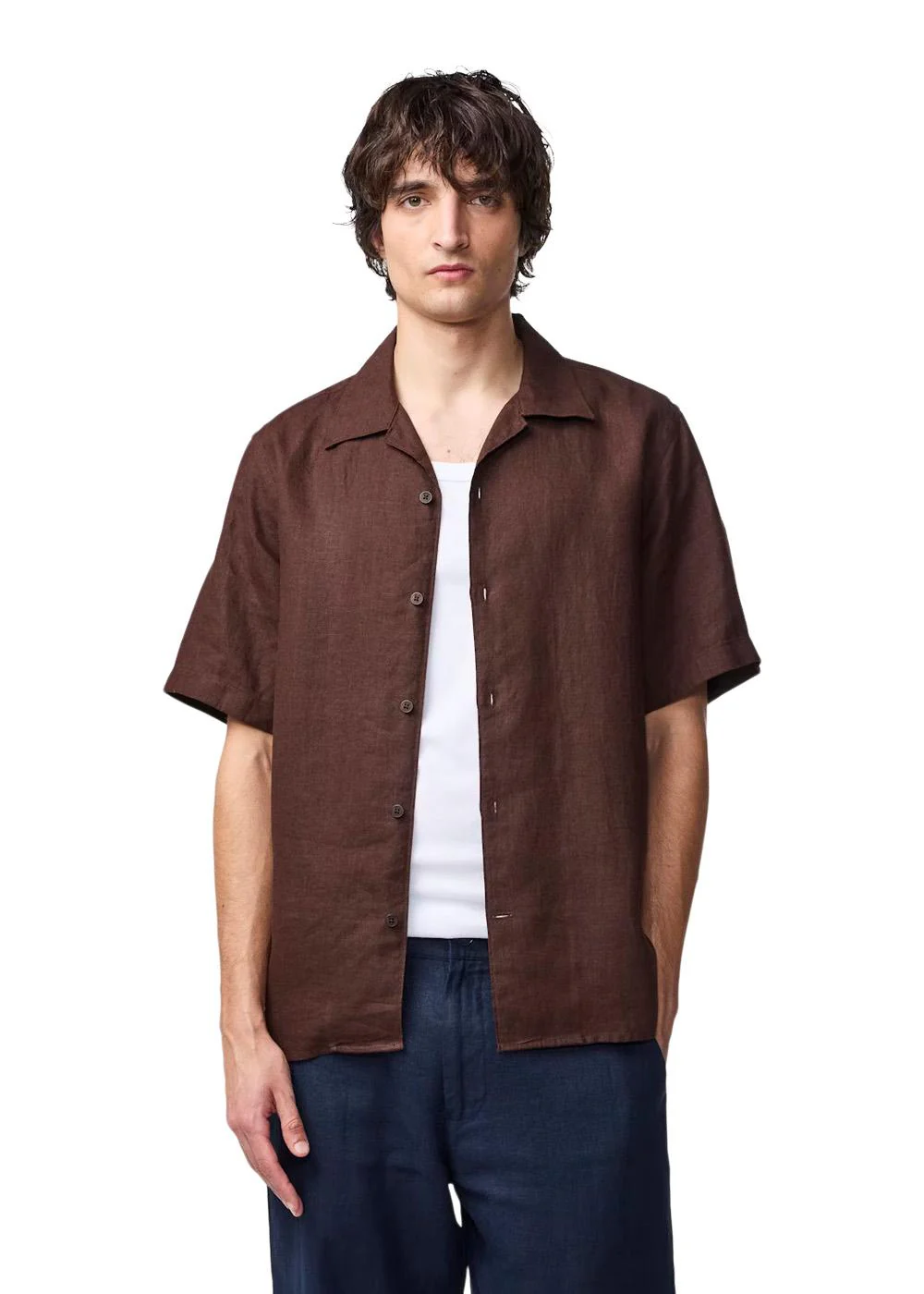 Julio SS NO PKT 5708 - Coffee - Image 2