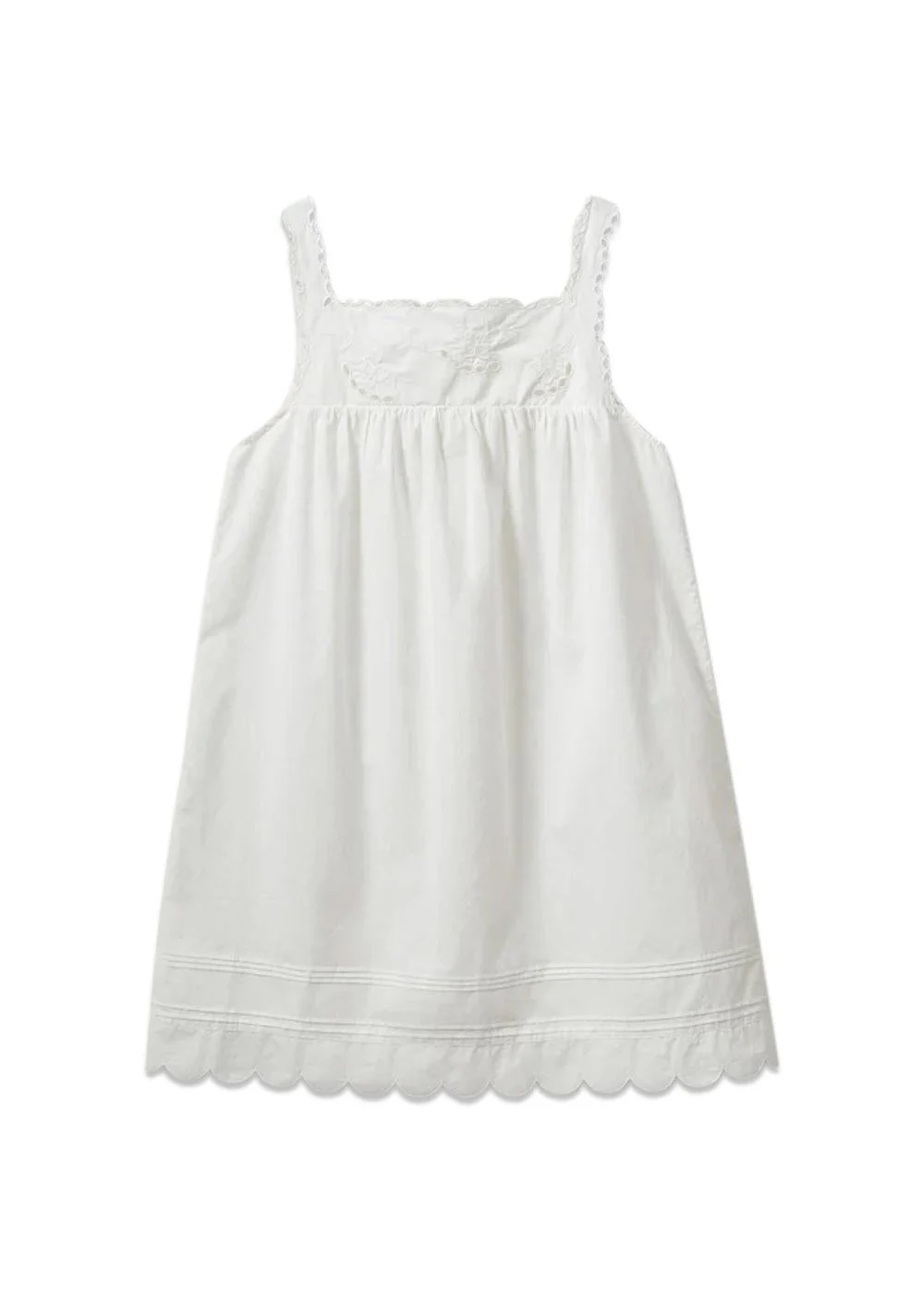 Kirsten Babydoll Dress - White