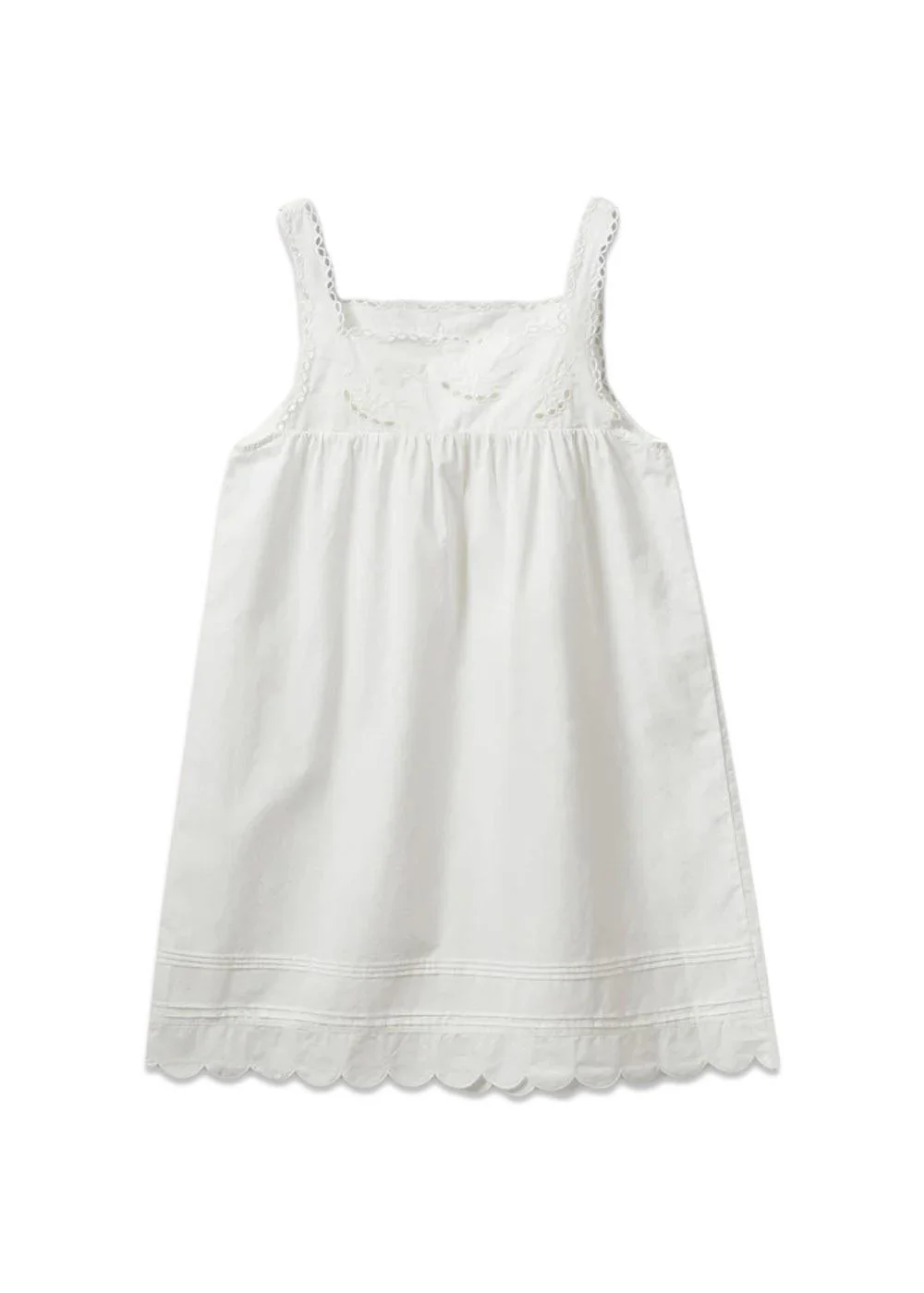 Kirsten Babydoll Dress - White - Image 4