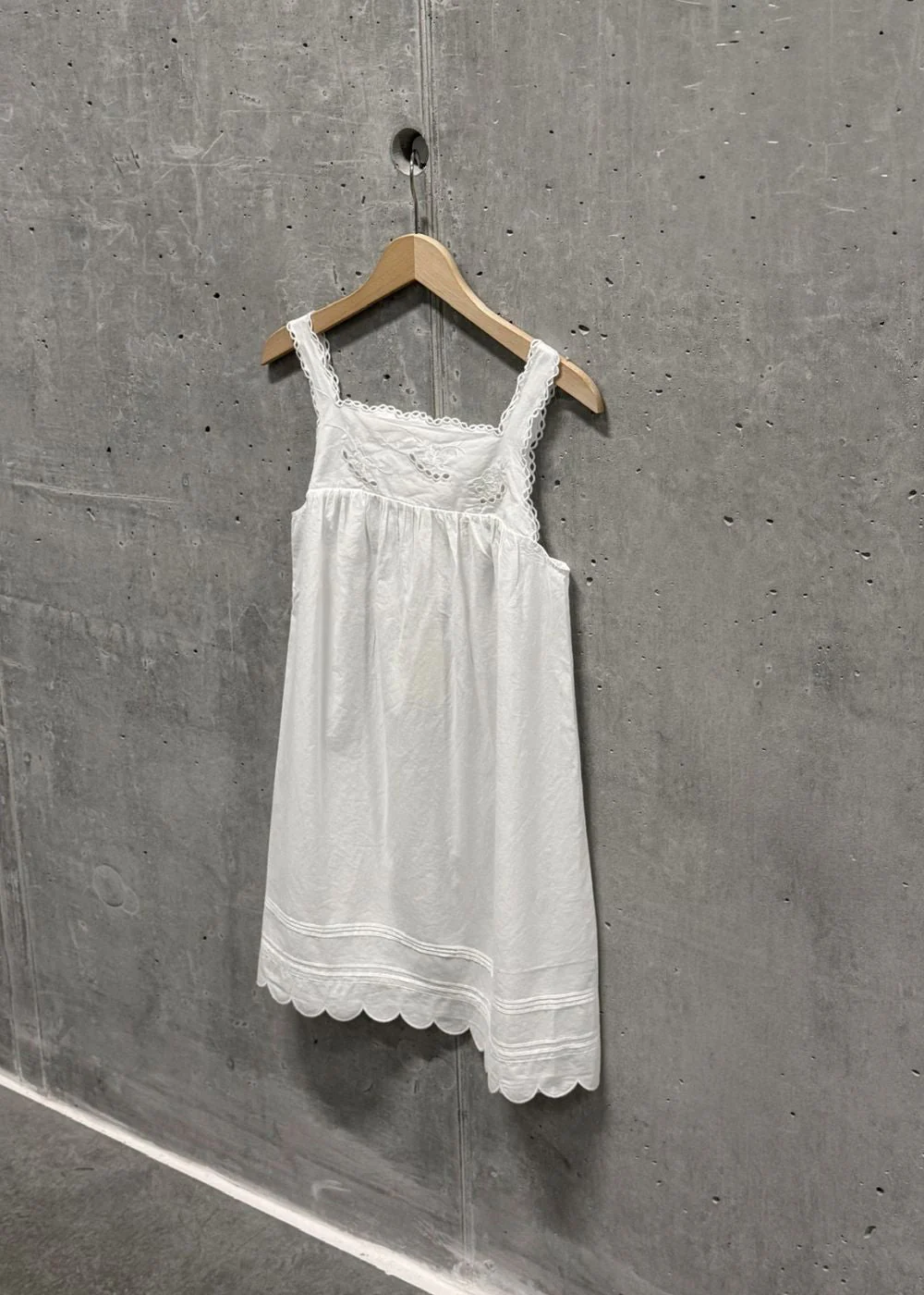 Kirsten Babydoll Dress - White - Image 5