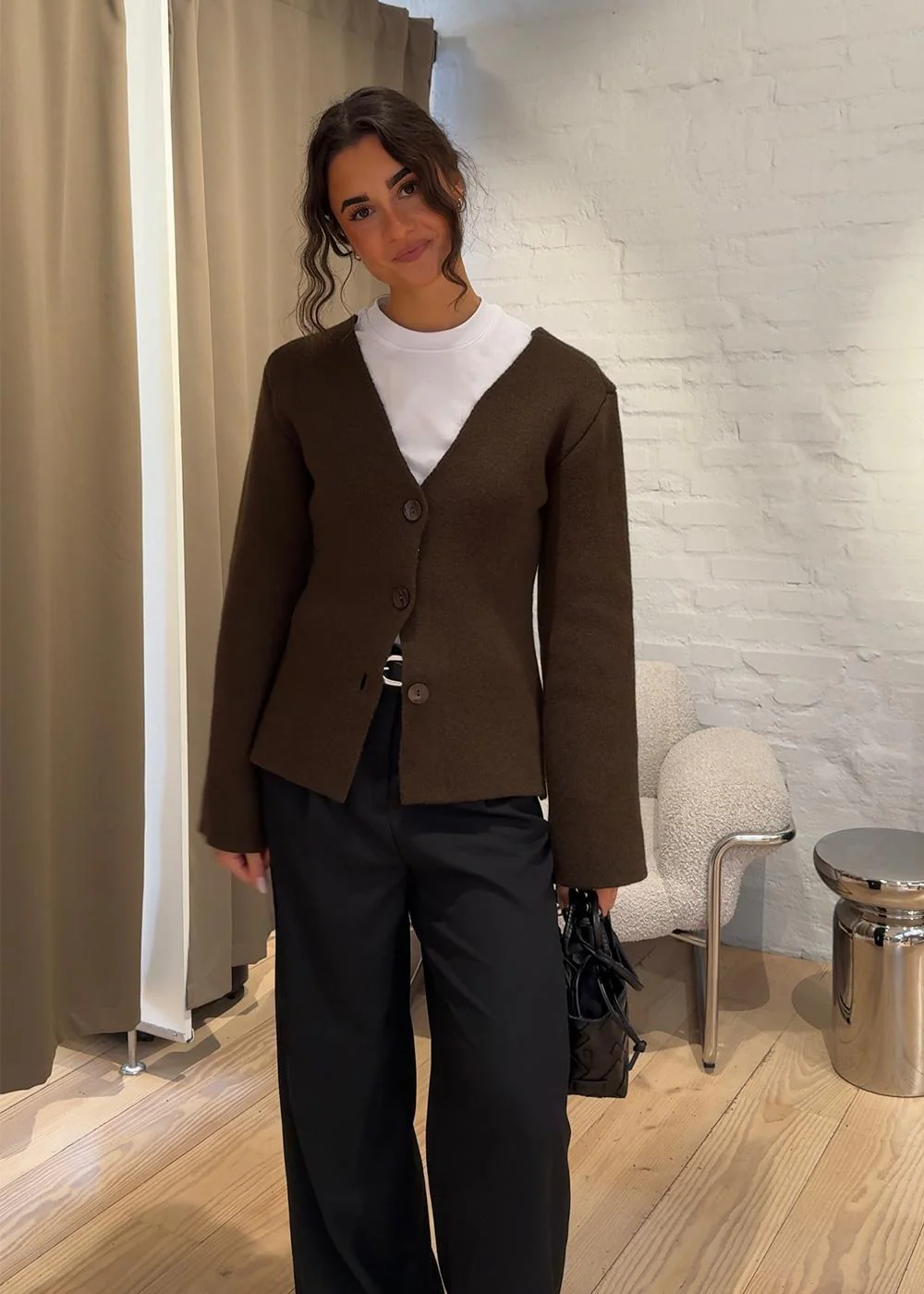 KlaytonMD cardigan - Dark Coffee - Image 3