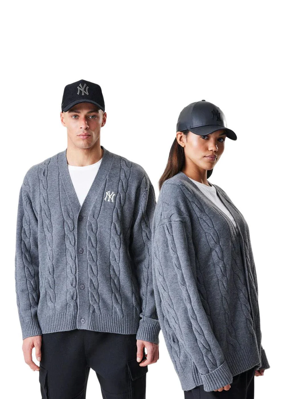 Knit Cardigan NEYYAN - Grey - Image 3