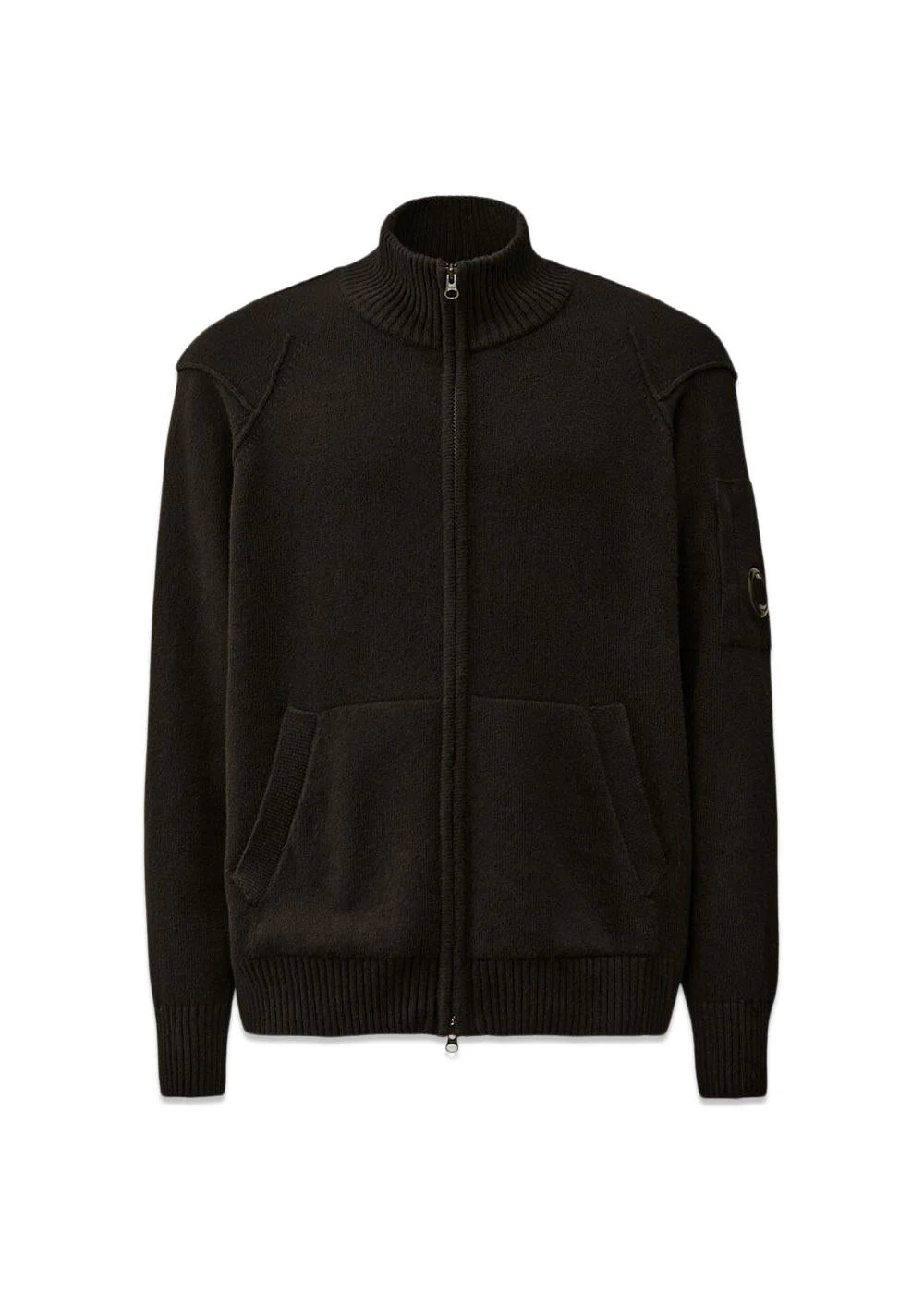 Knitwear Full Zip - Black