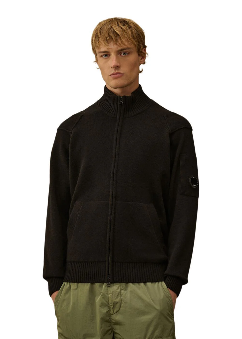 Knitwear Full Zip - Black - Image 2