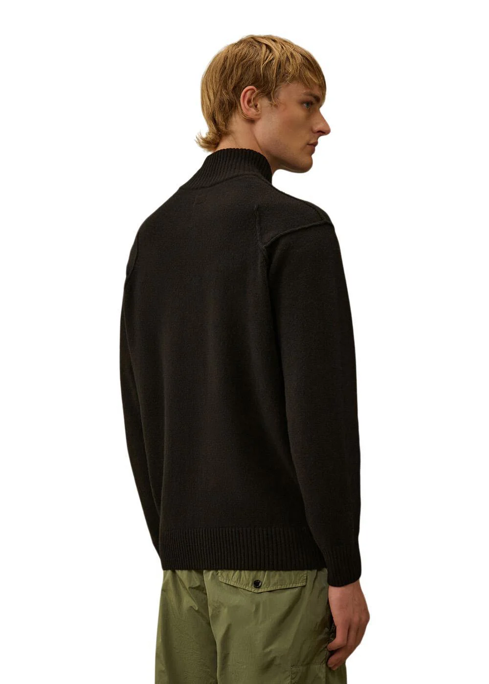 Knitwear Full Zip - Black - Image 3