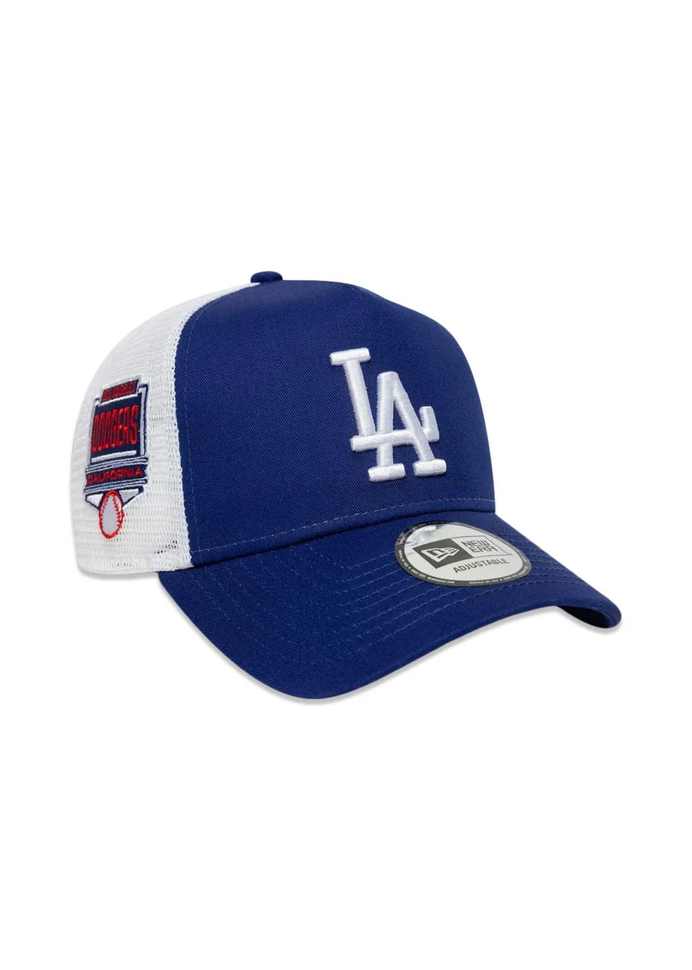 LA Trucker Side Patch - White/Blue