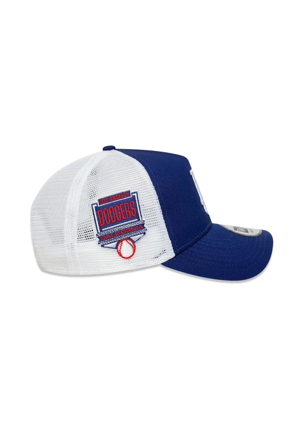 LA Trucker Side Patch - White/Blue - Image 2