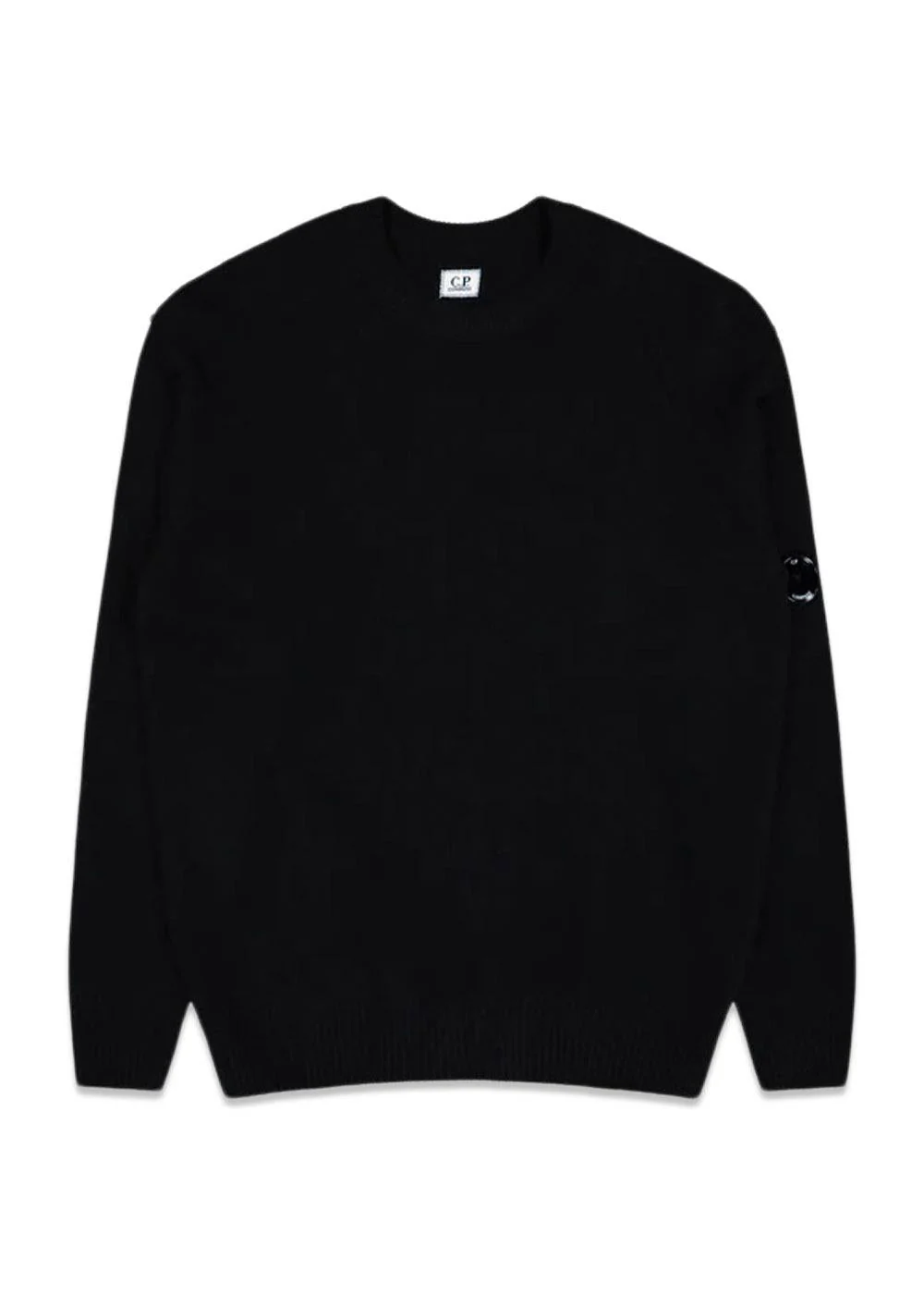 Lambswool Knitwear Crew Neck - Black