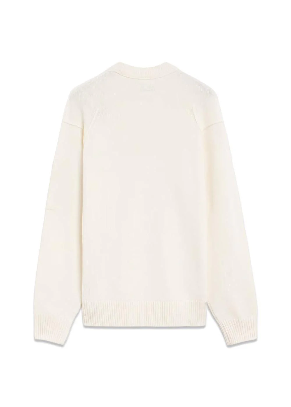Lambswool Knitwear Crew Neck - Off White Mela - Image 2