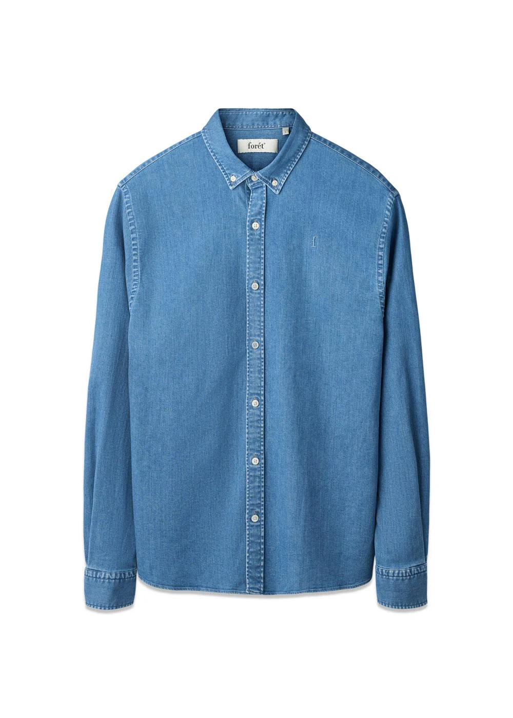 LIFE CHAMBRAY SHIRT - Mid Blue