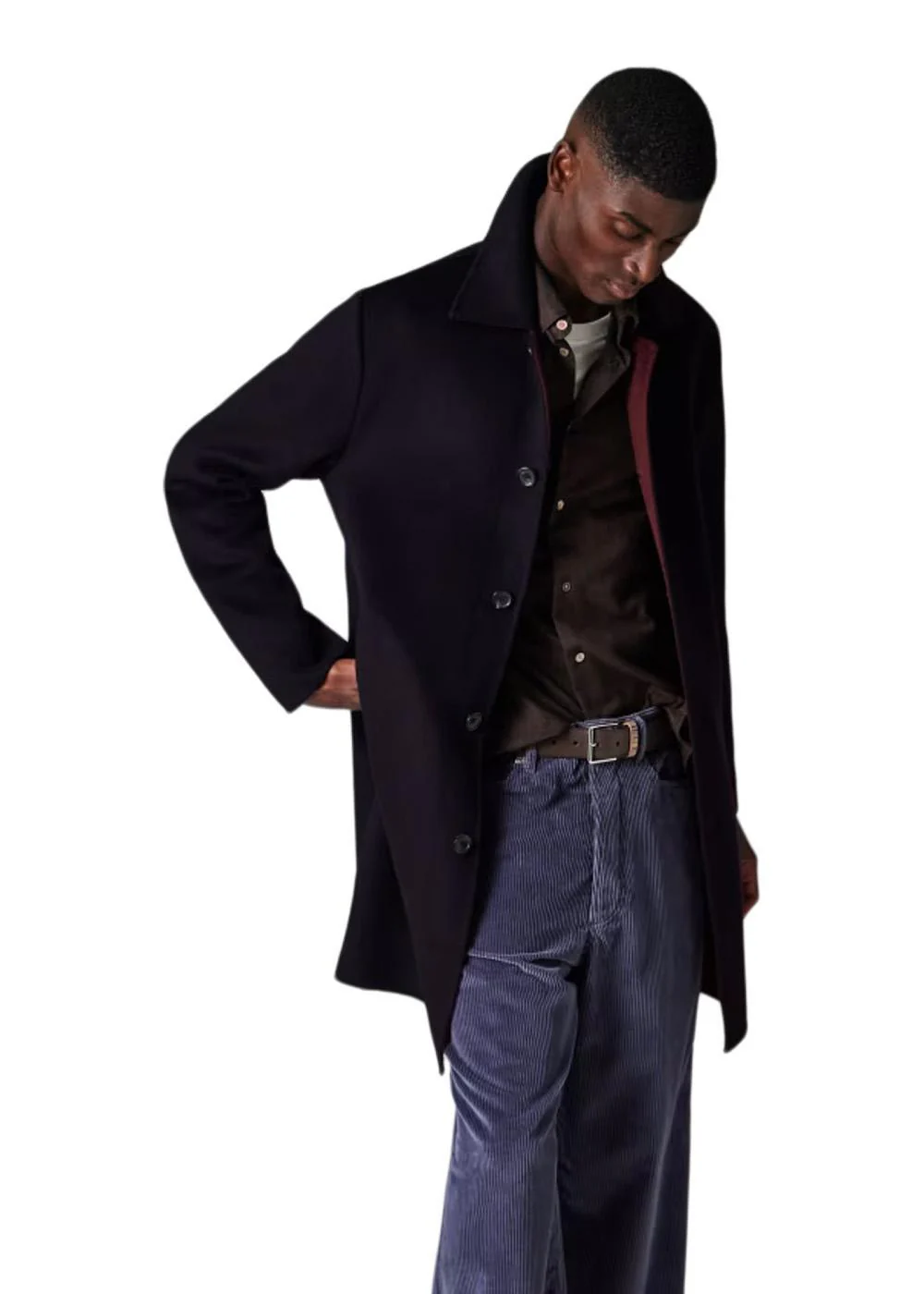 Long Coat - Very Dark Navy - Image 3
