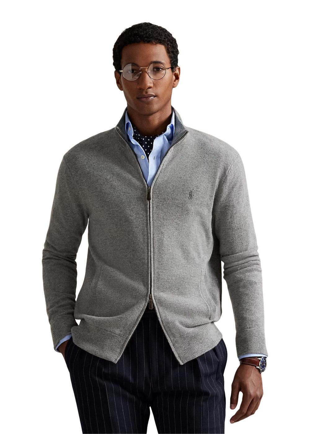 Long sleeve Full Zip - Grey - Image 2