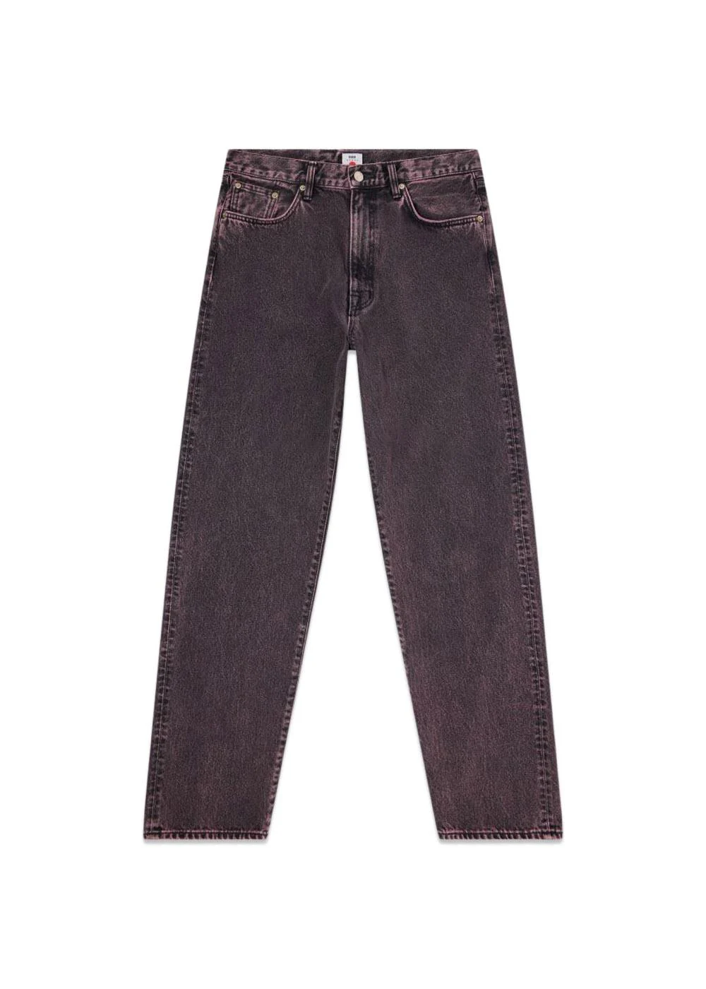 Loose Jeans Black Pink Overdye - Black Pink Overdye