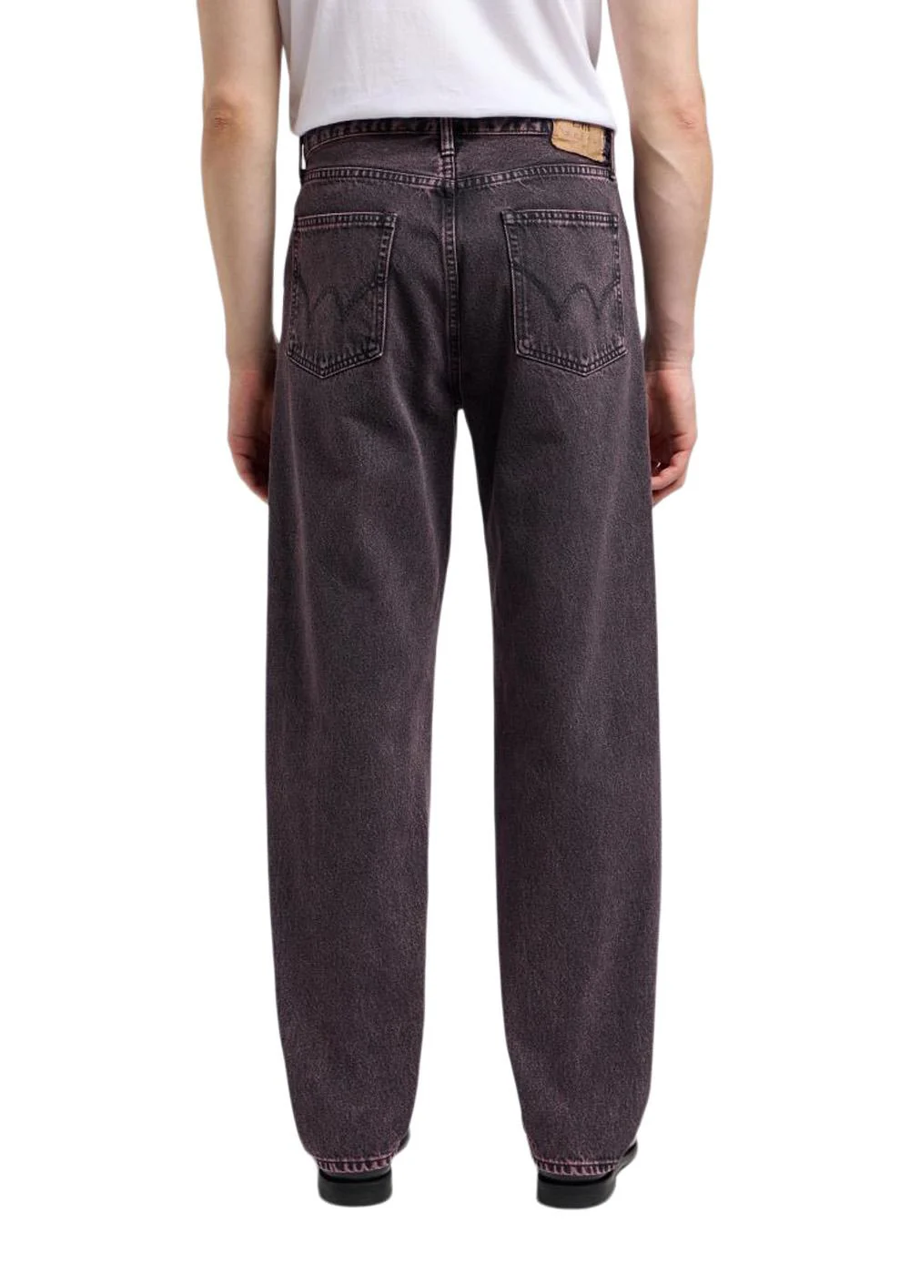 Loose Jeans Black Pink Overdye - Black Pink Overdye - Image 4