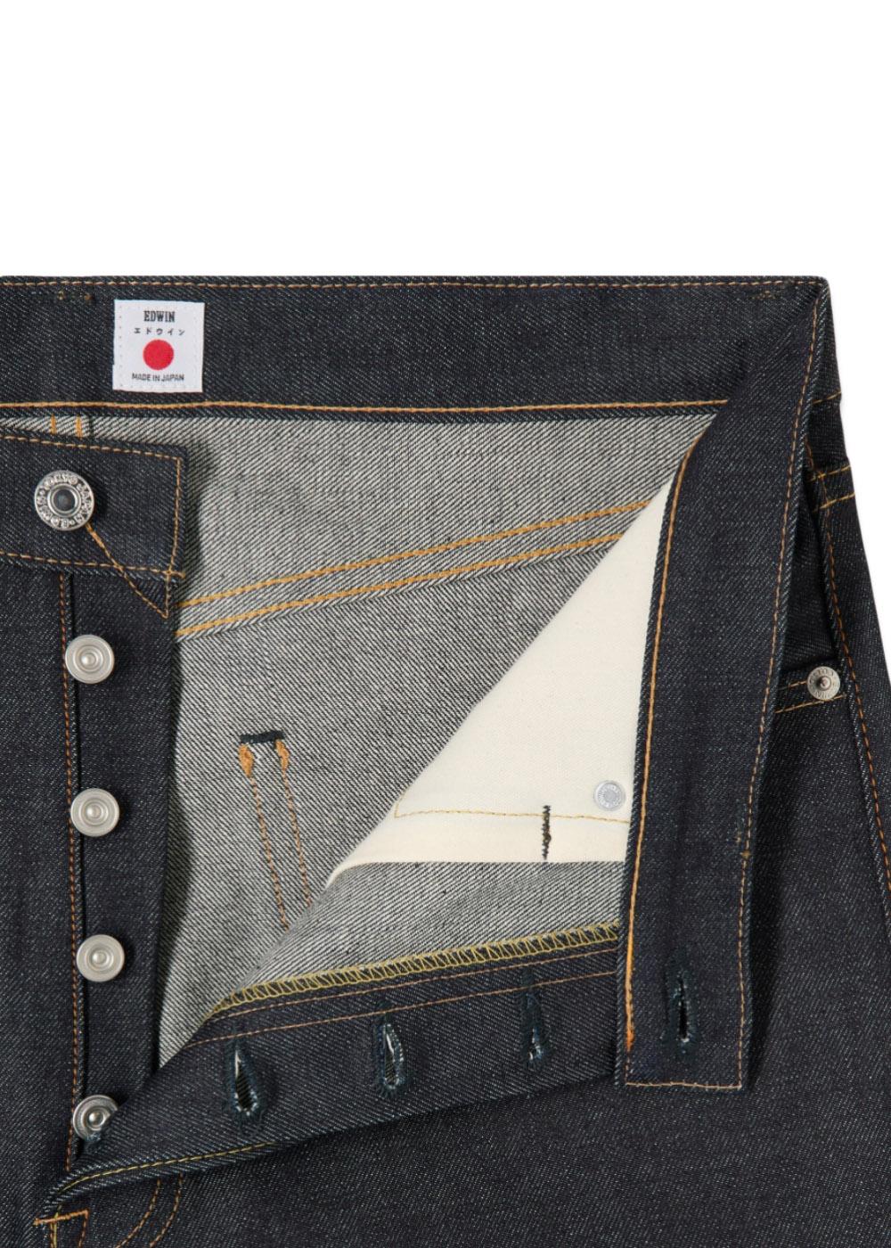 Loose Jeans Blue Unwashed - Blue Unwashed - Image 3