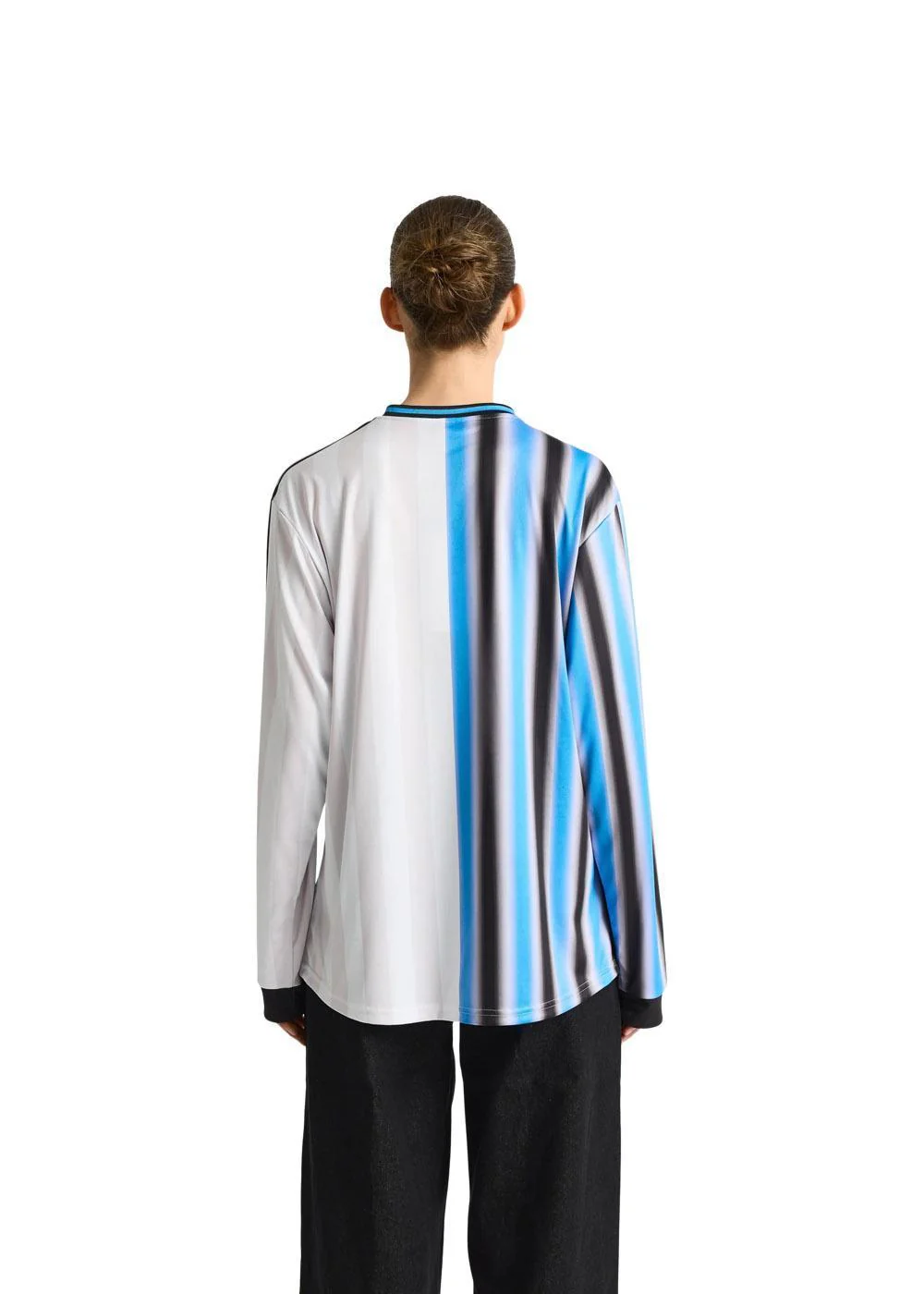 LucaRS Blouse - Blue Stripe - Image 4