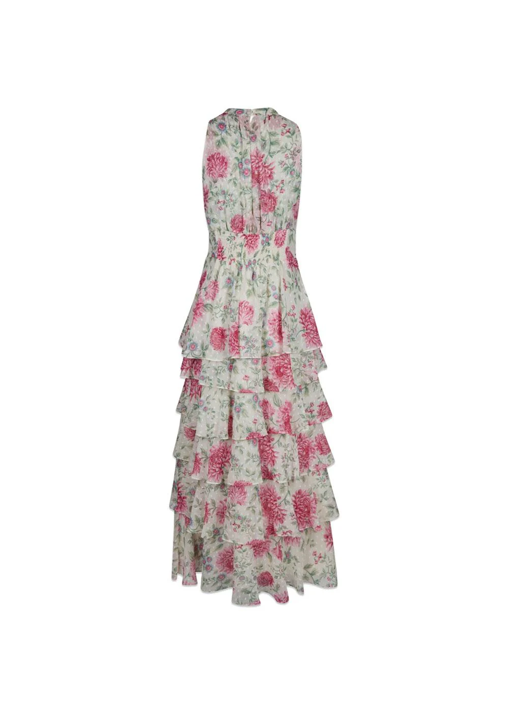 Marli Big Flower Dress - Creme - Image 2