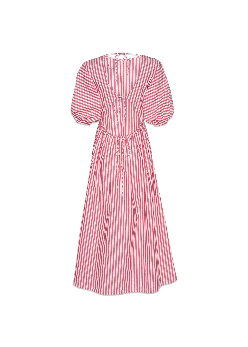 Mendez Dress - Red White - Image 4