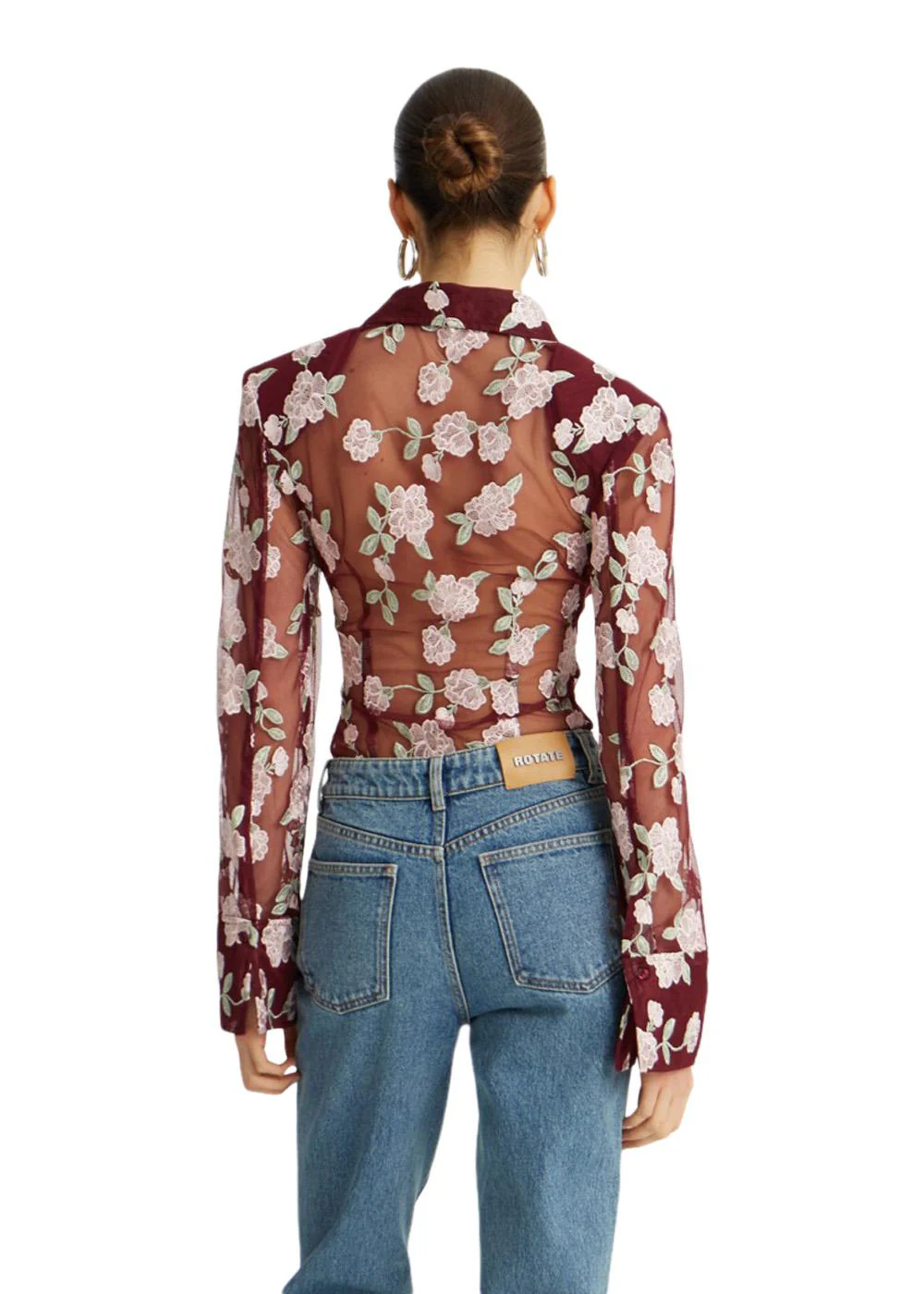 MESH FITTED SHIRT - Zinfandel Comb. - Image 4