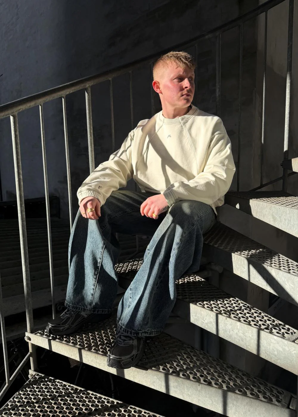 Millbank Crewneck - Bone - Image 5