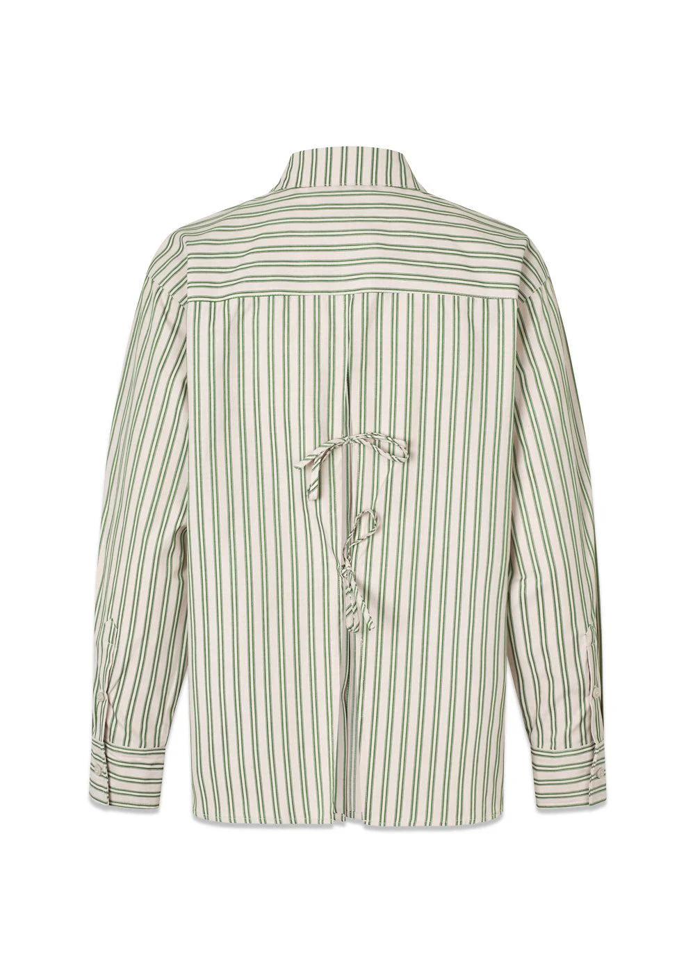 Millemd shirt - Medium Green Stripe - Image 2