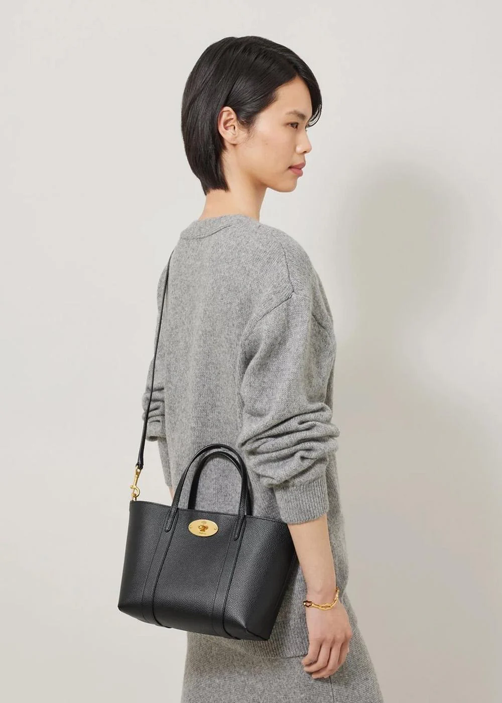 Mini Bayswater Tote SCG - Black - Image 4