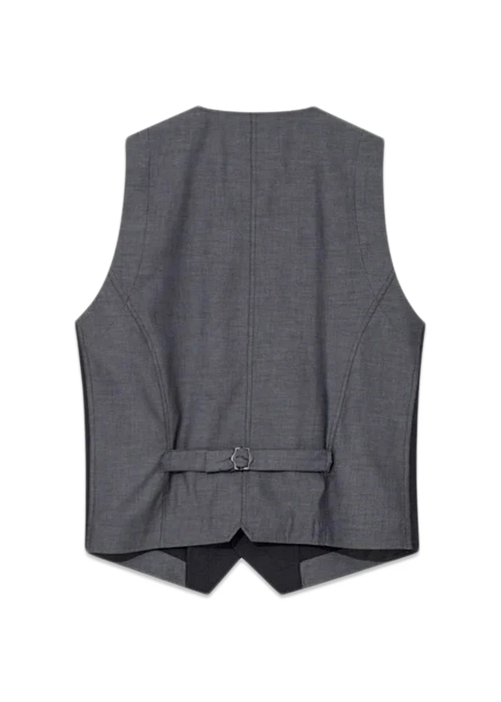 MMGMelvin Moon Waistcoat - Navy Check - Image 2
