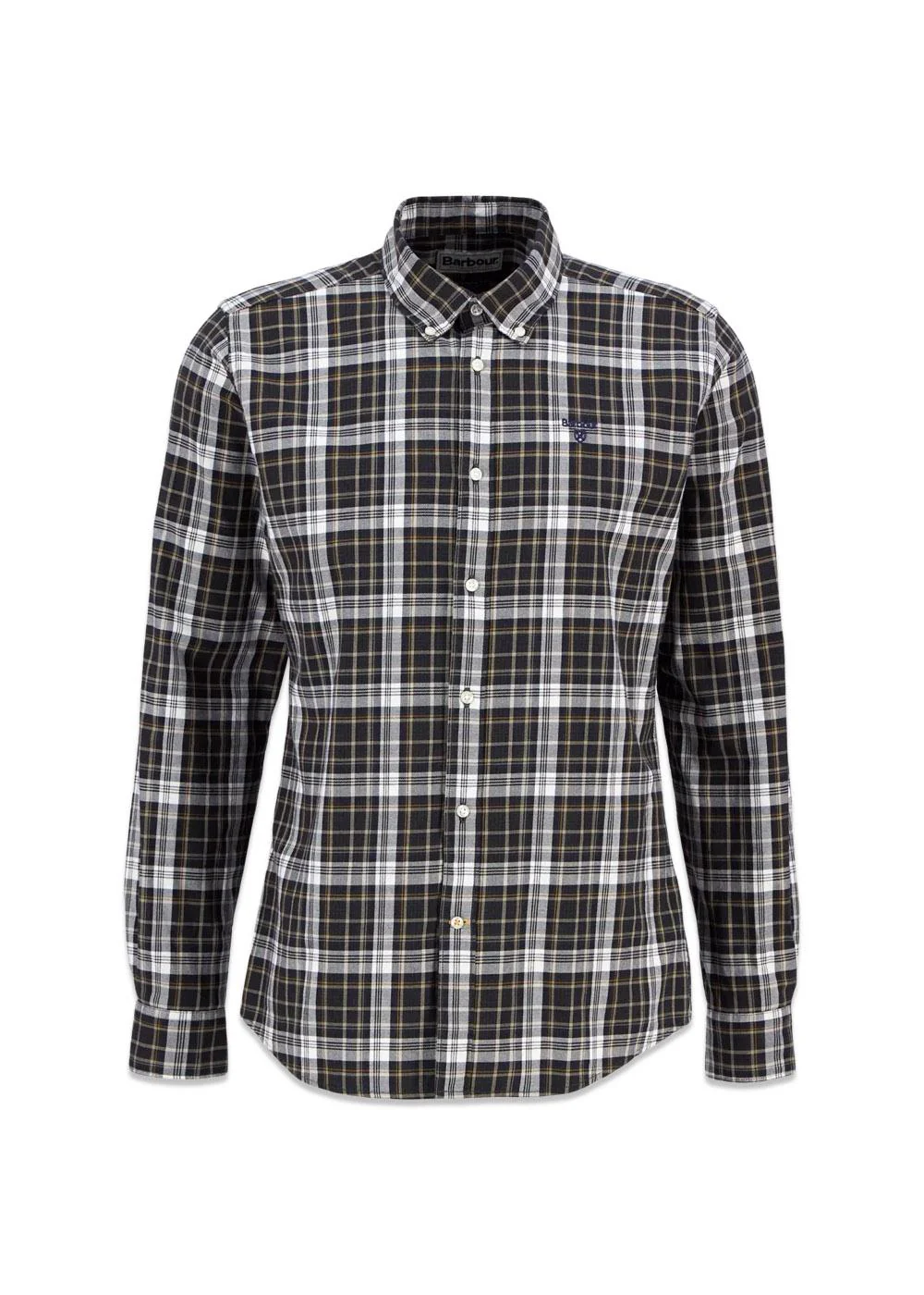 Mosswood Tailored Checked Shirt - Olive