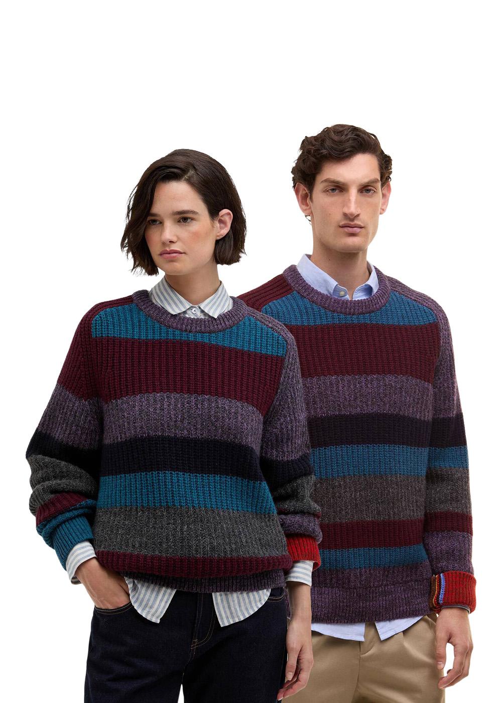 Multi Striped Crew - Multi Stripe - Image 2