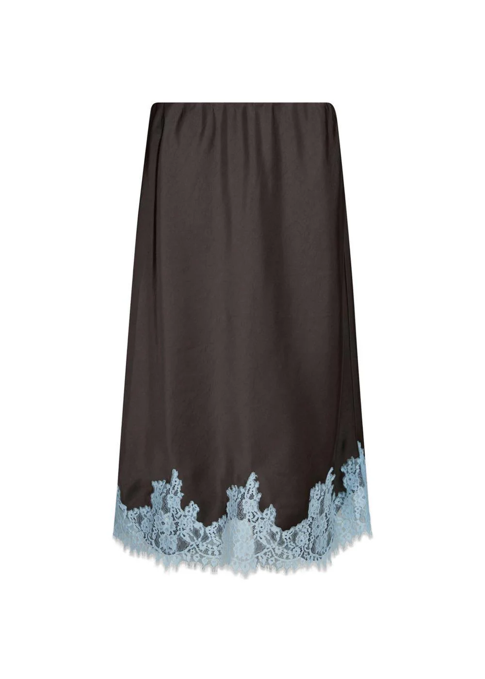Naira Lace Skirt - Dark Brown