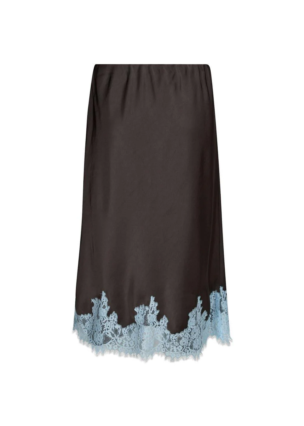 Naira Lace Skirt - Dark Brown - Image 4