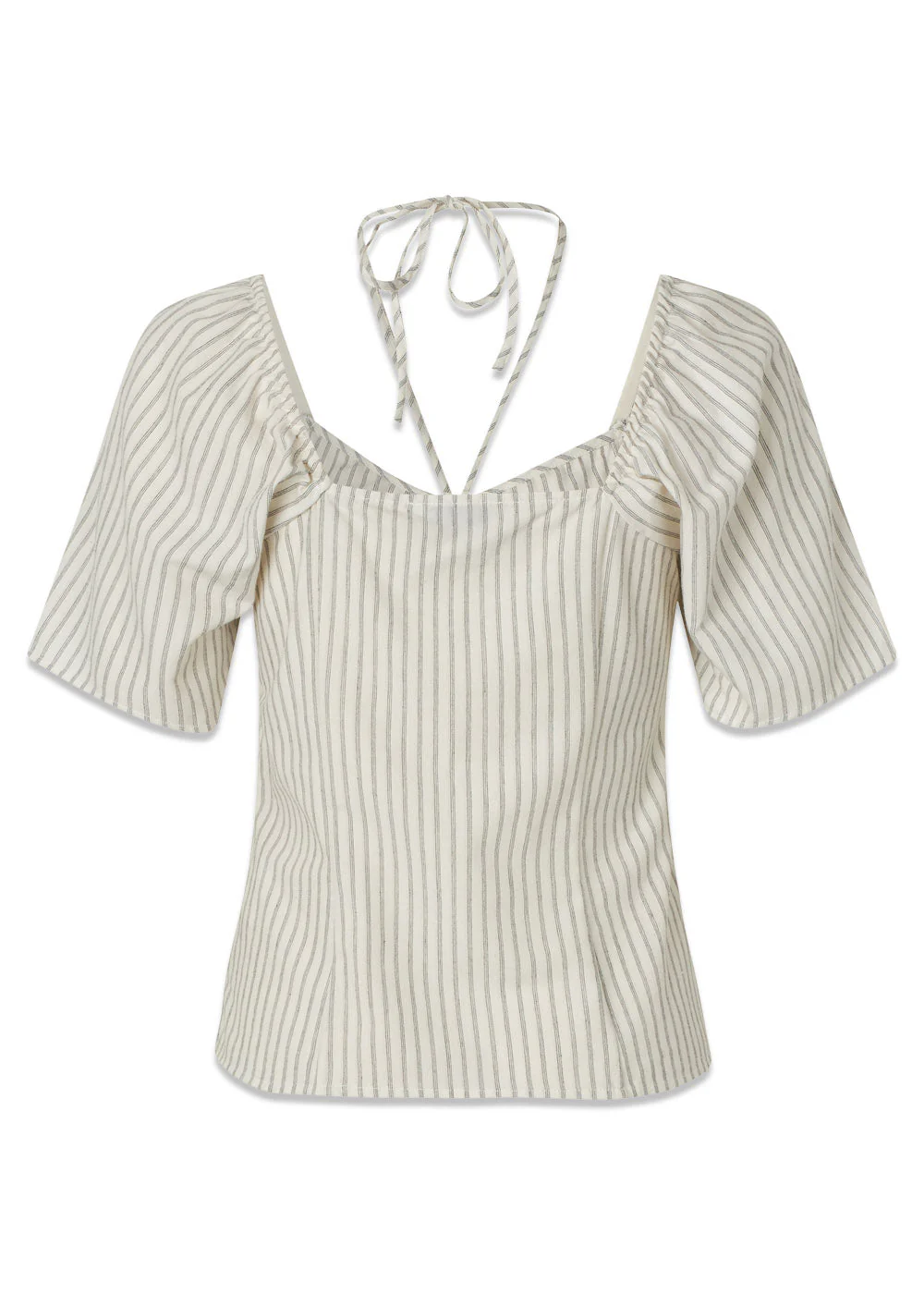 Nanikamd stripe top - White Black Stripe - Image 3