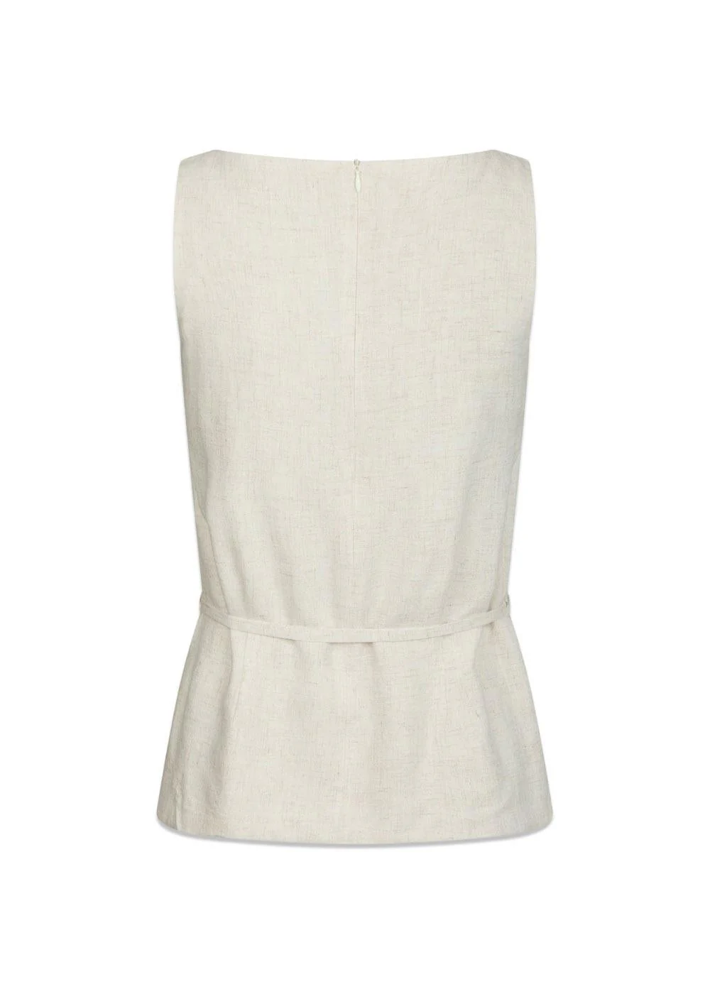 Nassa Linen Top - Natural - Image 2
