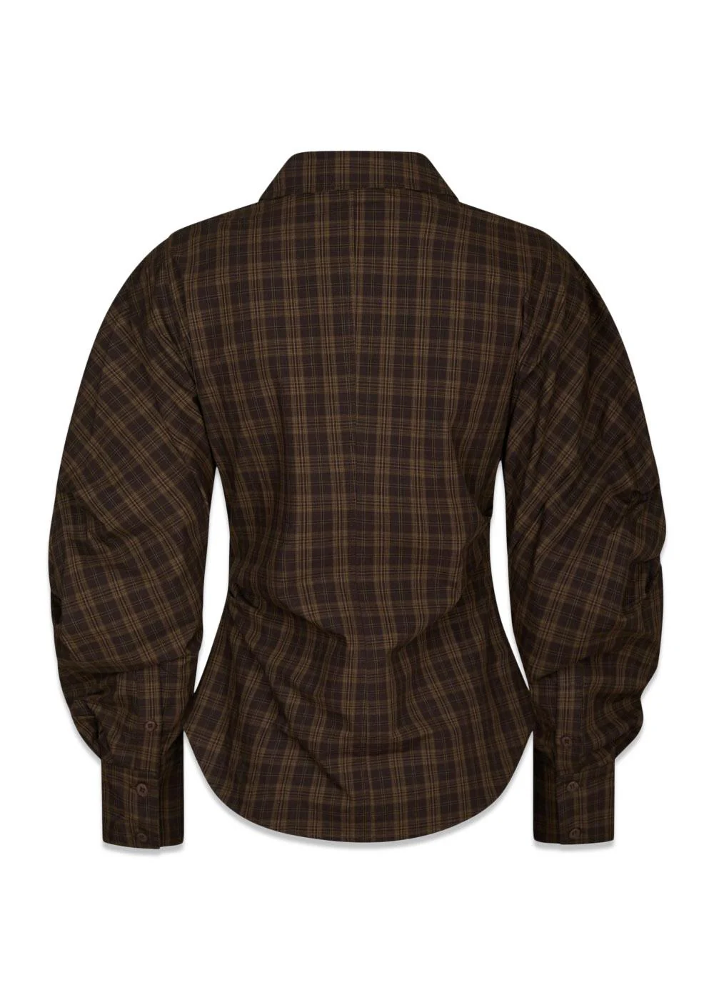 Neoella Check Shirt - Dark Brown - Image 2