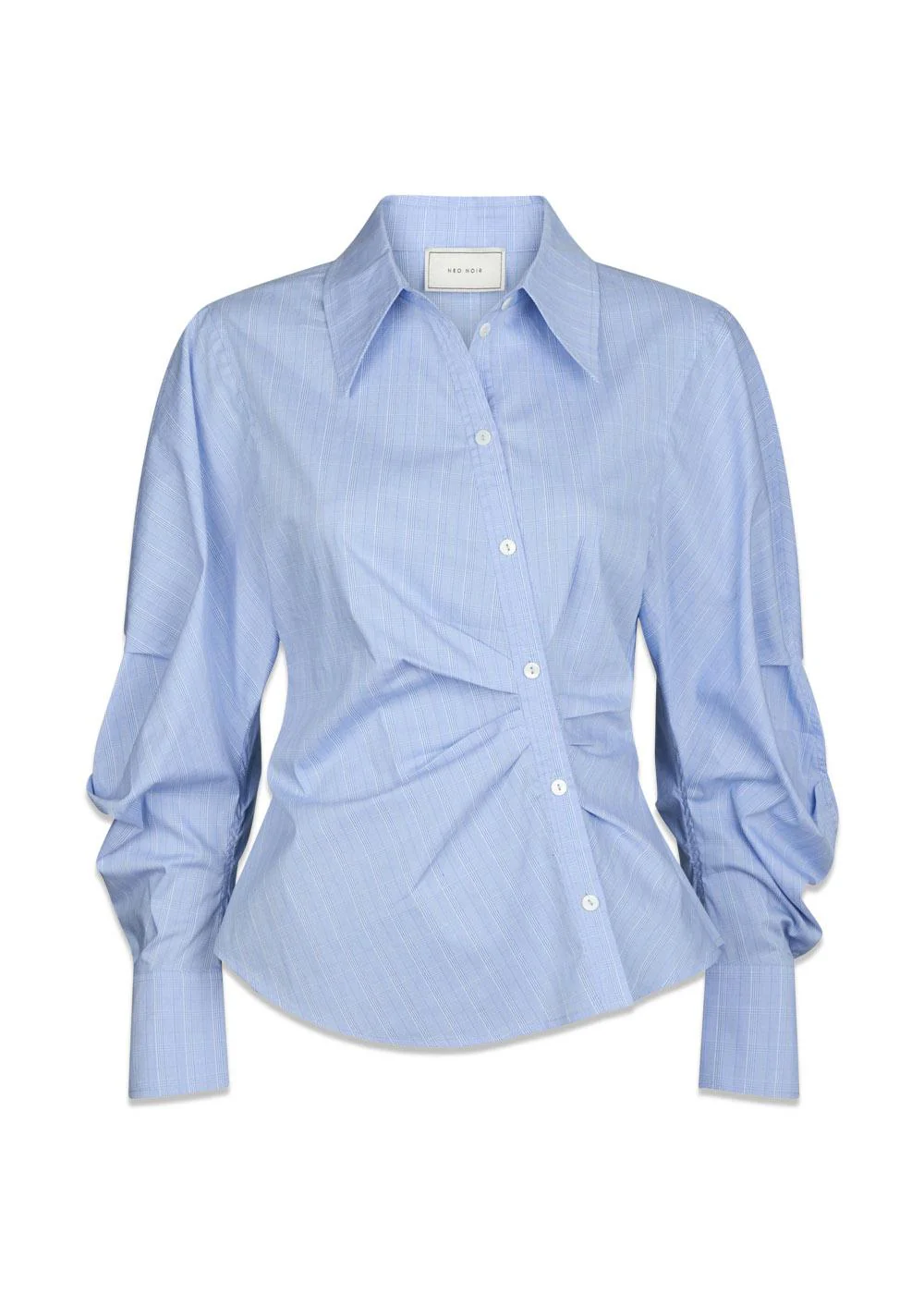 Neoella Flannel Shirt - Light Blue