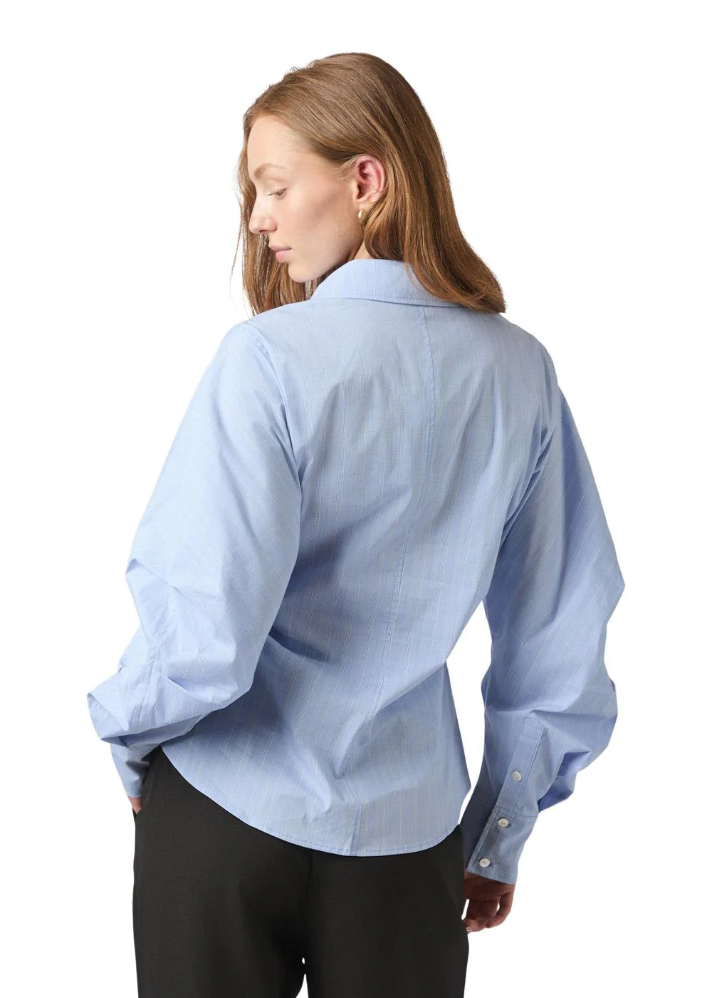 Neoella Flannel Shirt - Light Blue - Image 3