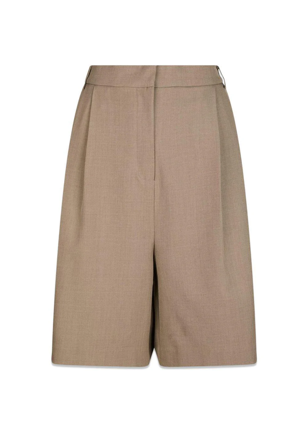 Nika Structure Bermuda Shorts - Dark Taupe
