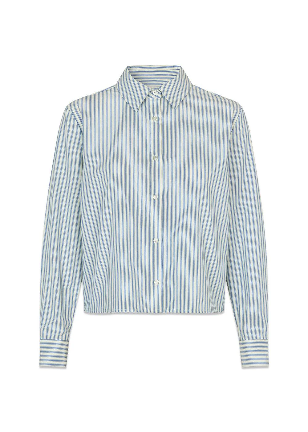 Nikkomd shirt - White Blue Stripe