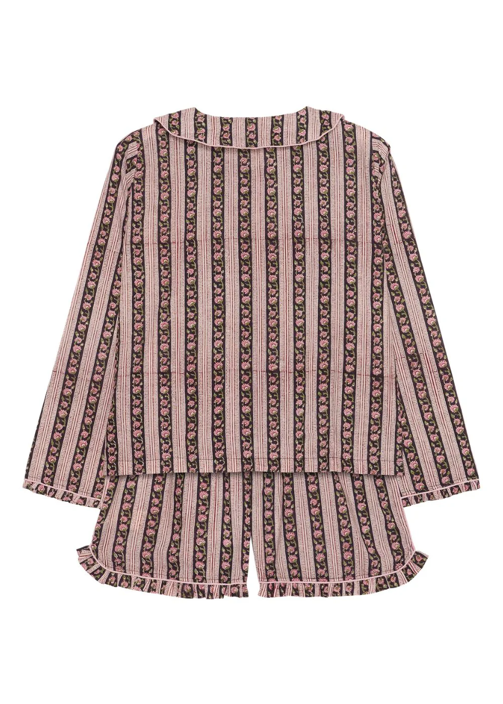 Nuvena Pyjamas Set - Black Stripes - Image 4