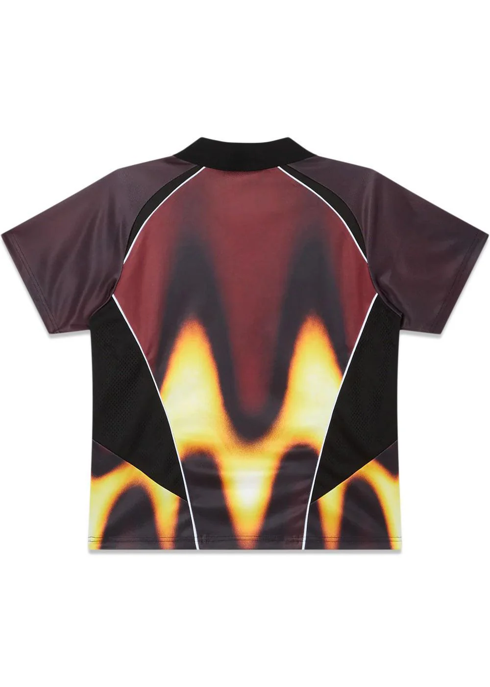 Obey Blurred Soccer Jersey - Burnt Red - Image 2