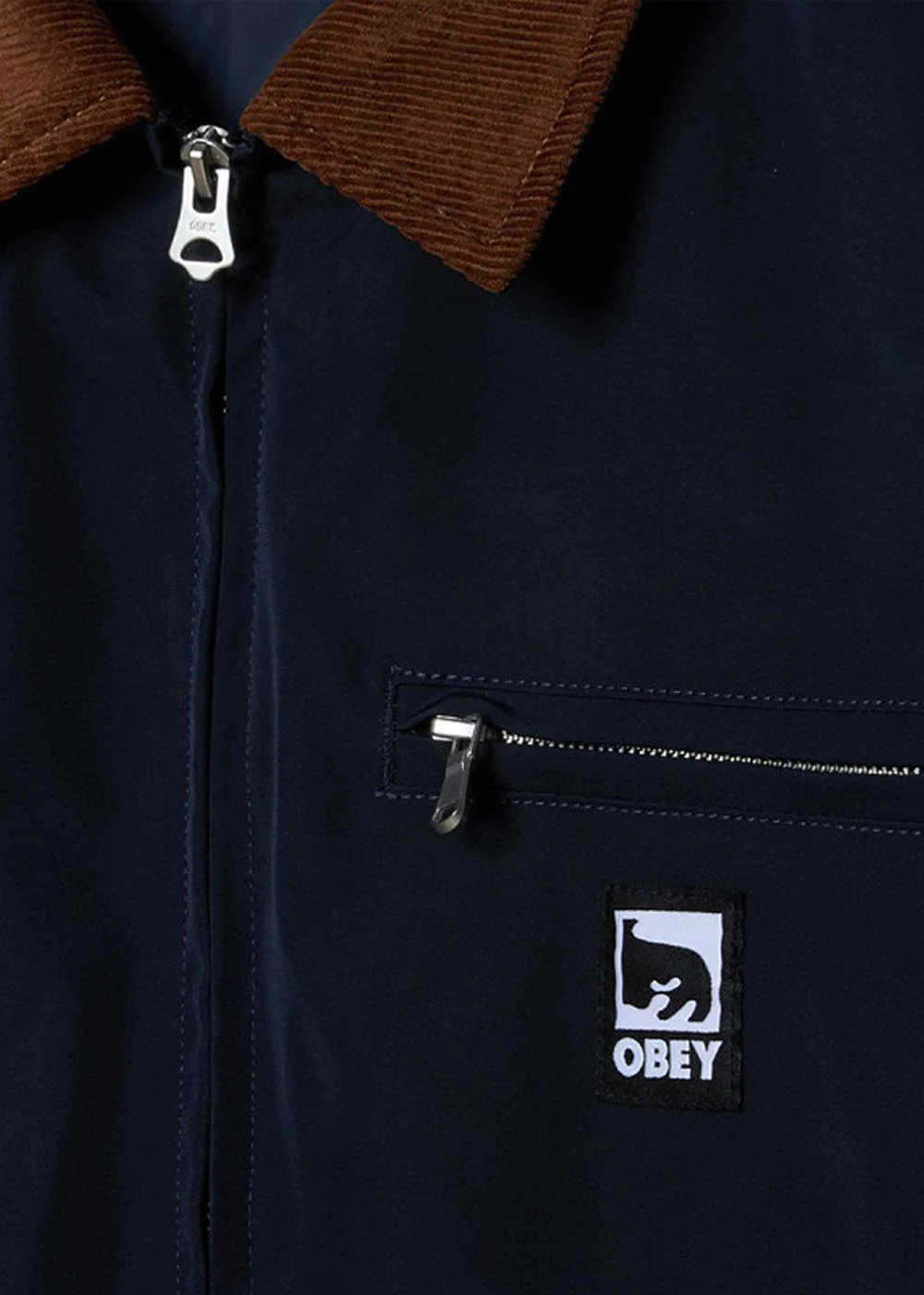 Obey Elysian Jacket - Dark Navy - Image 3