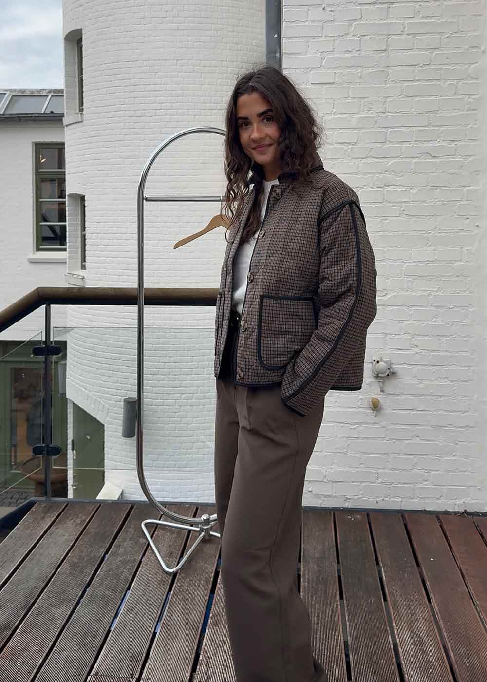 Ominemd jacket - Small Check - Image 6