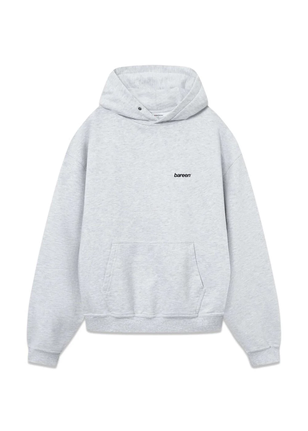 Oversized Hoodie Logo - Cloudy Grey