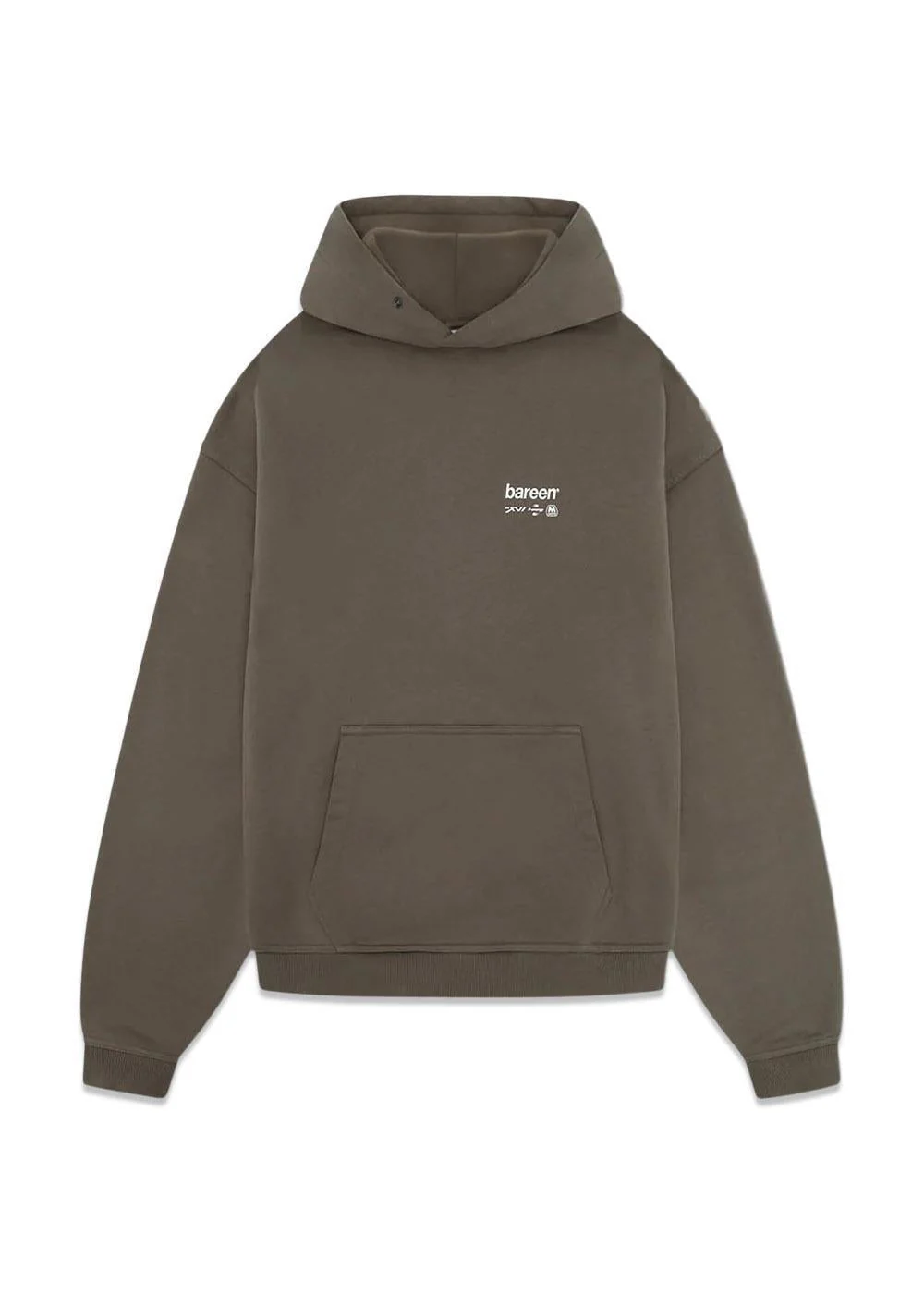 Oversized Hoodie - MMXVI - Stone Grey