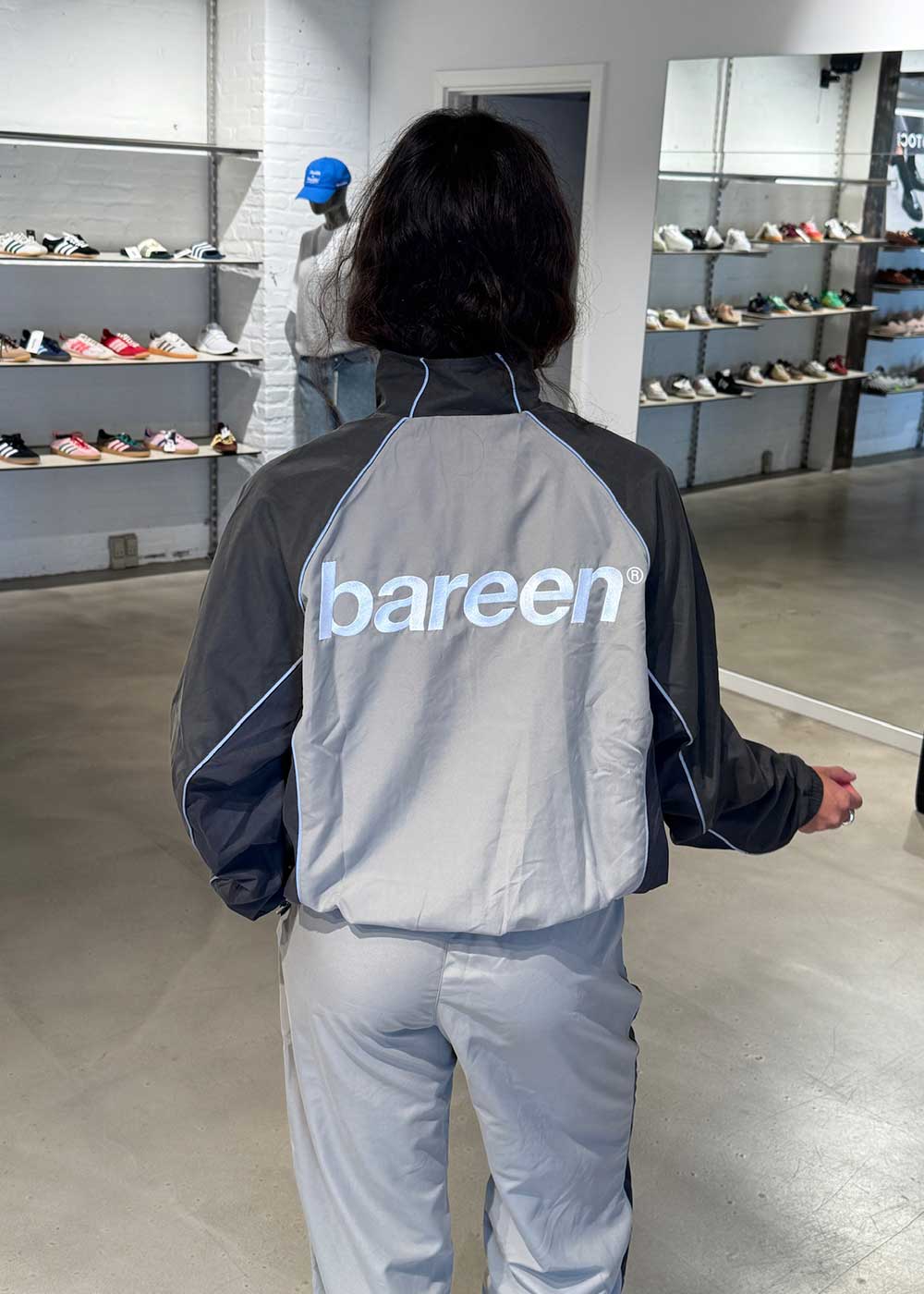 Oversized Track Jacket - Two-Tone - Laurel Oak - Image 4