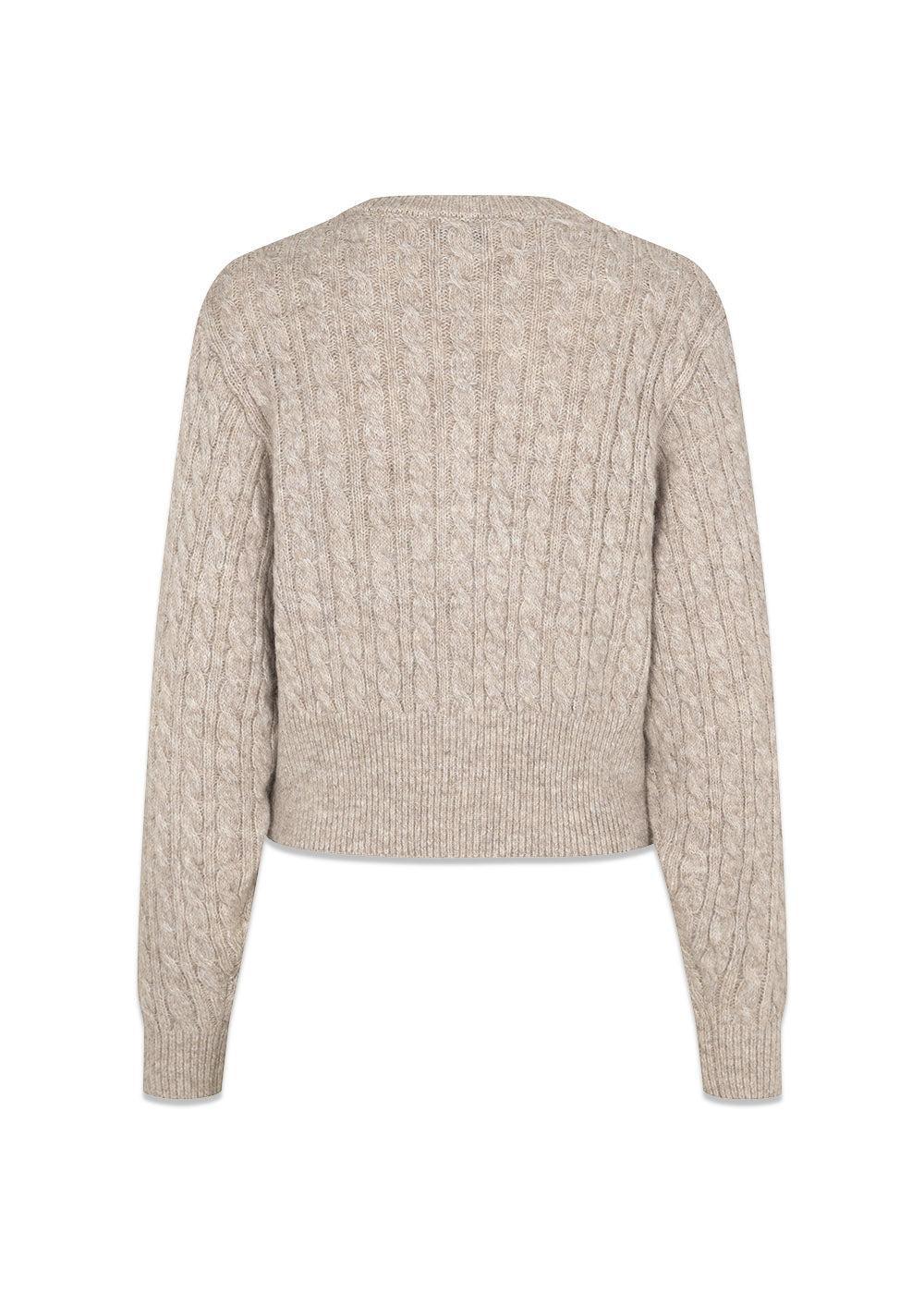 Pammiemd cardigan - Beige Speckle Melange - Image 2